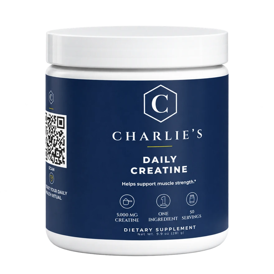 Charlie’s unflavored Creatine