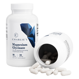Charlie’s Magnesium Glycinate two-bottle view