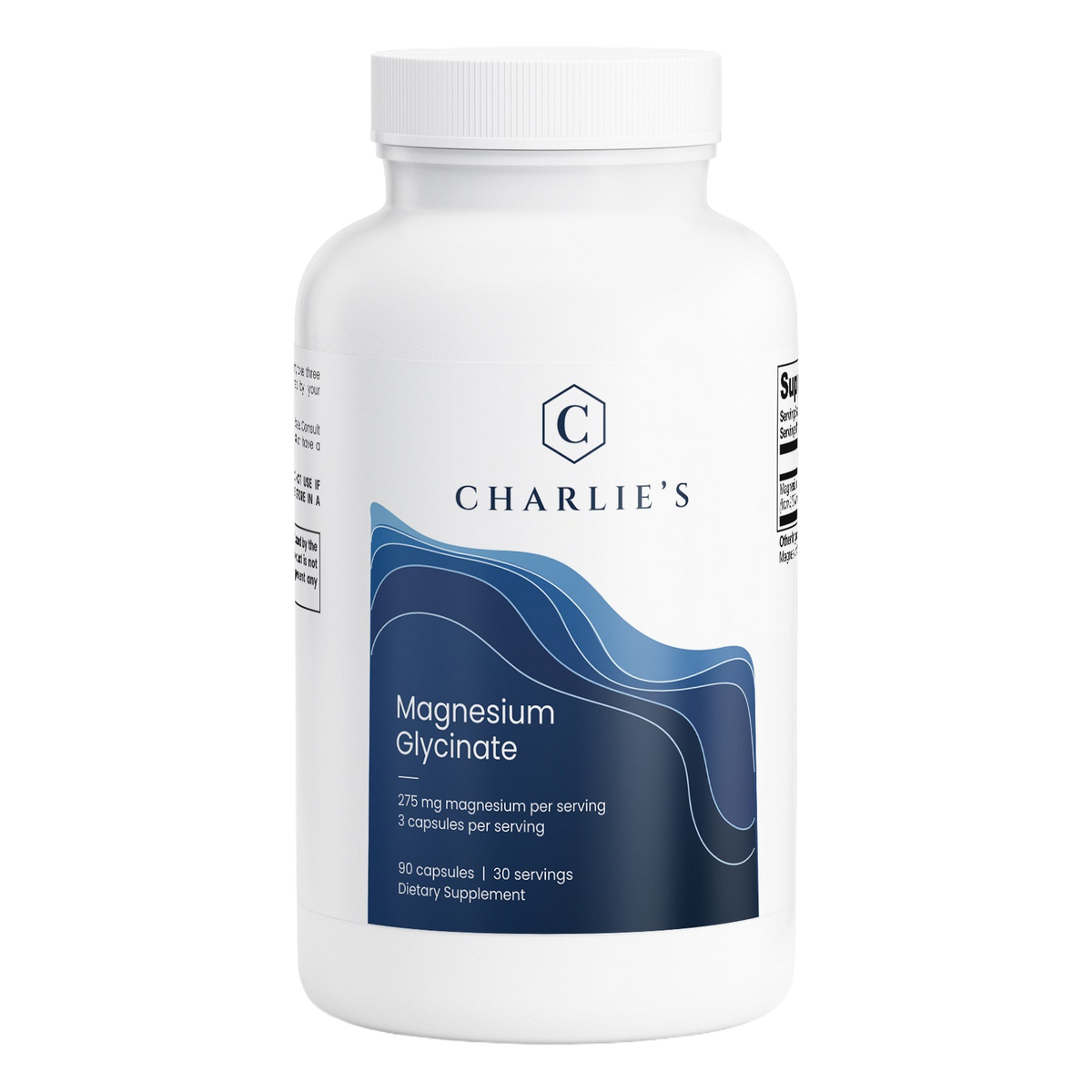 Charlie’s Magnesium Glycinate bottle