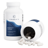 Charlie’s Magnesium Glycinate two-bottle view