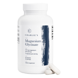 Charlie’s Magnesium Glycinate bottle with capsules