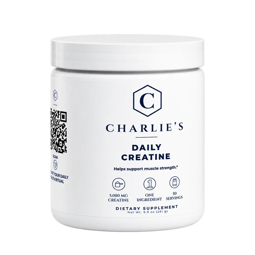 Charlie's Creatine - W front label